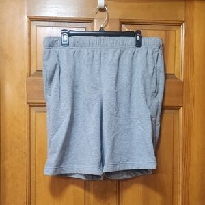 Athletic Works Gray Lounge Shorts, Men's Size Large, GUC